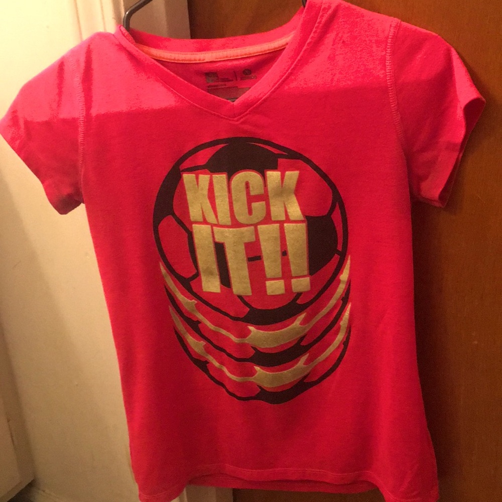 Girls soccer shirt.